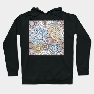 Seamless pattern with floral mandala Hoodie